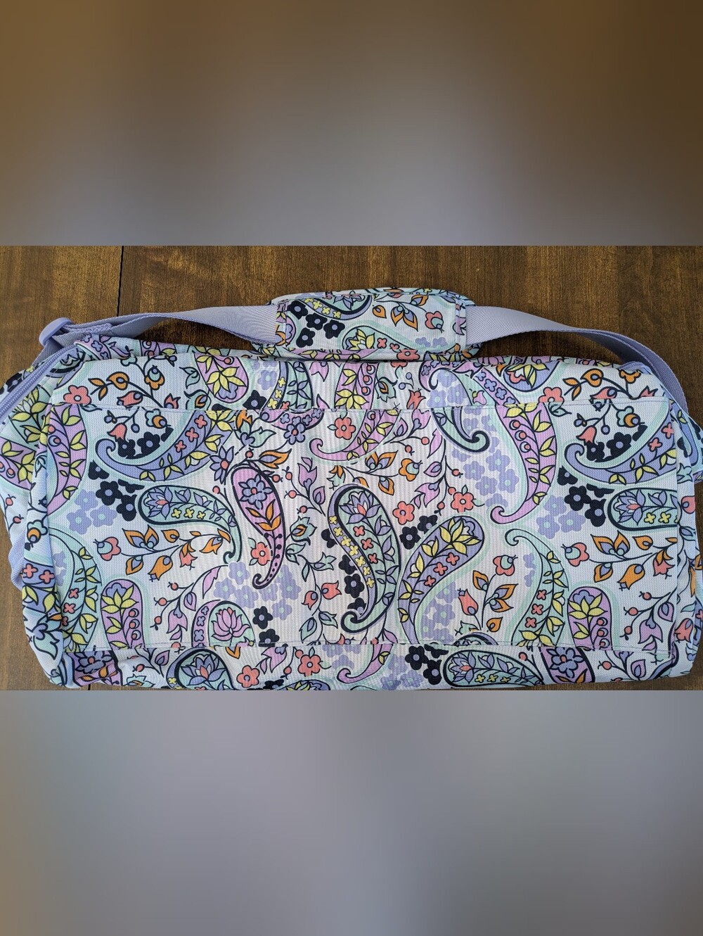 Vera Bradley Lighten Up Medium Active Duffel Maddalena Paisley Soft NWT